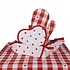 Clayre & Eef Potholder Heart-shape red