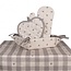Topflappen Heart-shape beige grey