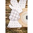 Kitchen apron Hearts beige grey