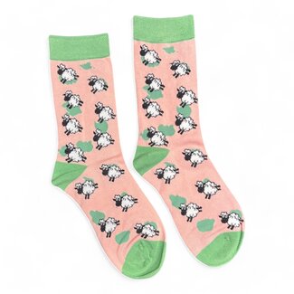 Jess & Lou Socken Bamboo Sheep pink
