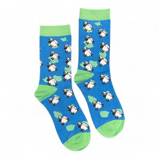 Jess & Lou Socks Bamboo Sheep blue