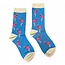 Socken Bamboo Flamingo blue