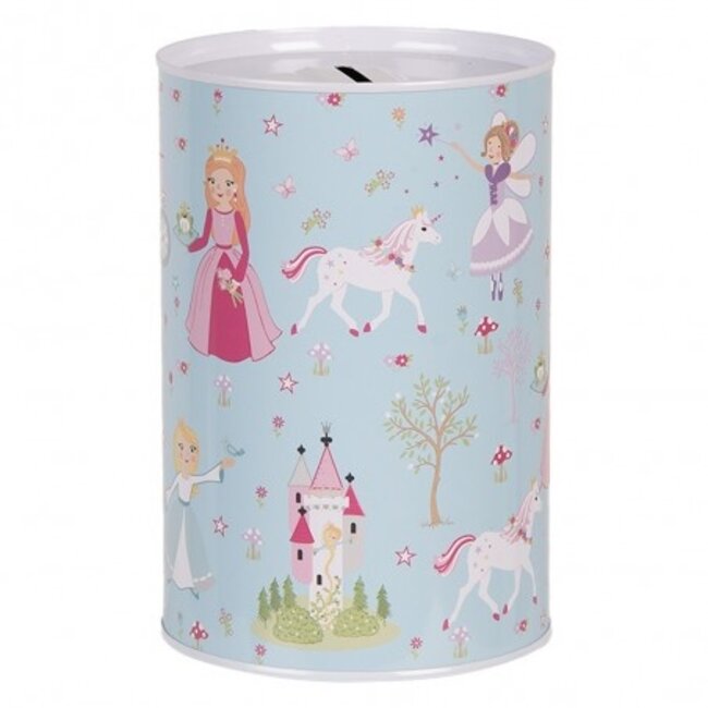 Spardose Fairies Blue metal