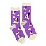 Socks Bamboo Seagulls purple