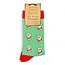 Socken Bamboo Doggy green
