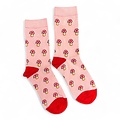 Jess & Lou Socken Bamboo Mushrooms pink