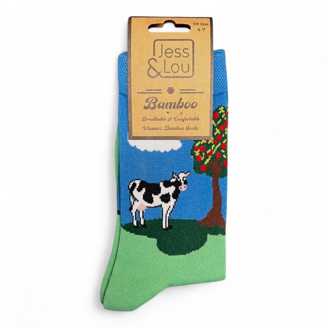 Socks Bamboo Countryside green