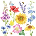 Paperproducts Design Paper Napkins Flowers & Bees