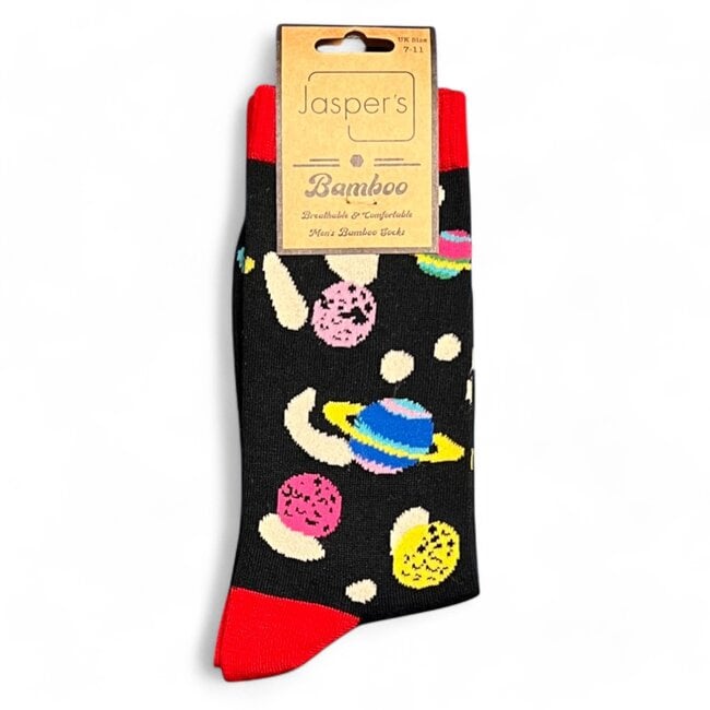 Männer-Socken Bamboo Planet black