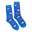 Men's Socks Bamboo Red Jets blue