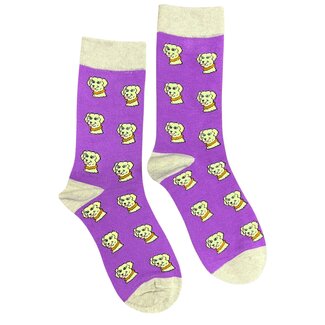 Jess & Lou Socken Bamboo Doggy purple