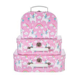 Sass & Belle Köfferchen Rainbow Unicorn Set of 3