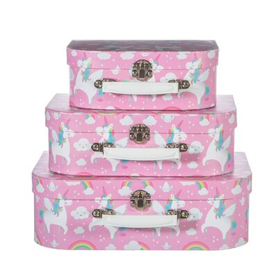 Sass & Belle Köfferchen Rainbow Unicorn Set of 3