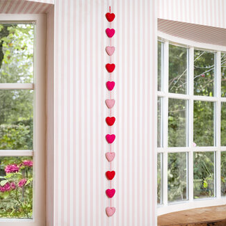 Sjaal met Verhaal Felt Garland Hart Love