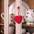 Sjaal met Verhaal Felt Hanger Hart Love assorti