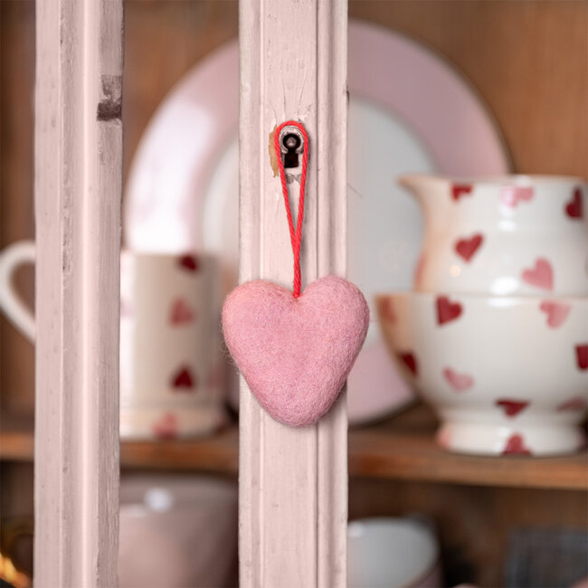 Felt Hanger Hart Love assorti