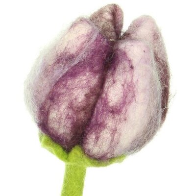 Sjaal met Verhaal Felt Flower Tulp Pipa