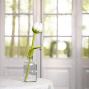 Sjaal met Verhaal Felt Flower Tulp Wendy wit