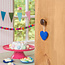 Felt Hanger Hart multicolour assorti