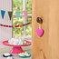 Felt Hanger Hart multicolour assorti