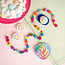 Felt Garland Pompoms multicolour