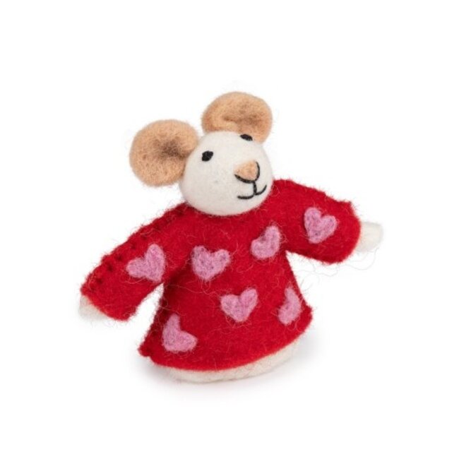 Finger Dolls Muis Sweetheart Set of 6 assorti