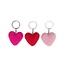 Felt Key Ring Hart Love assorti