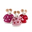Felt Decoration Muis Sweetheart assorti