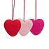 Sjaal met Verhaal Felt Hanger Hart Love assorti