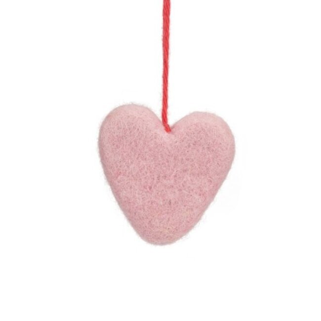 Felt Hanger Hart Love assorti