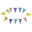 Felt Garland Vlag pastel