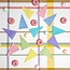 Filzgirlande Vlag pastel