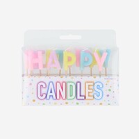 My Little Day Geburtstagskerzen Happy Birthday pastel