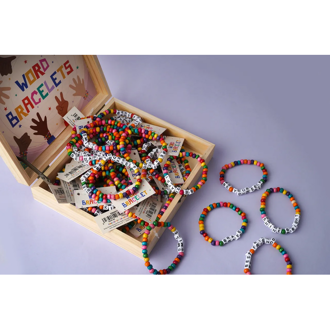 Bracelets Words in Display Little Tribe