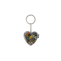 CGB Giftware Pill Box on keyring Flower Market
