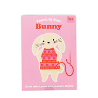 Rex London Learn to Stitch Wooden Set Bunny