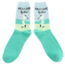 Miss Sparrow Mens Socks Bamboo Best Dad Golfer green