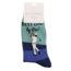 Mens Socks Bamboo Best Dad Golfer navy