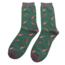 Miss Sparrow Mens Socks Bamboo Something Spicy green