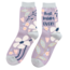 Miss Sparrow Socks Bamboo Best Mum Ever lavender