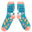 Socken Bamboo Best Mum Ever teal