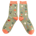 Miss Sparrow Socks Bamboo In The Allotment moss