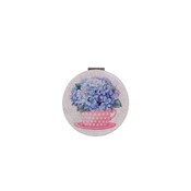 Isabelle Rose Pocket Mirror Cup of Flowers