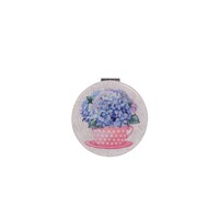 Isabelle Rose Pocket Mirror Cup of Flowers