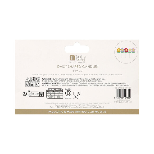 Geburtstagskerzen Daisy multi