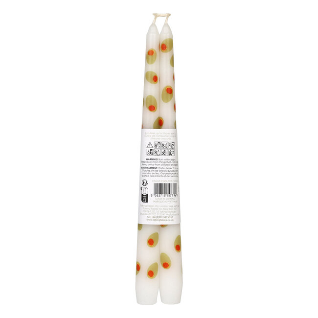 Dinner Kerzen Olive