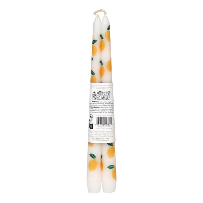 Dinner Kerzen Lemon