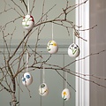 Sjaal met Verhaal Felt Hanger Ei Wildflower assorti
