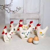 Sjaal met Verhaal Felt Decoration Haan Wildflower assorti