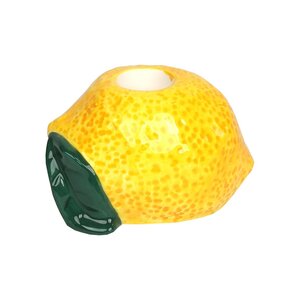 Talking Tables Candleholder Ceramic Lemon
